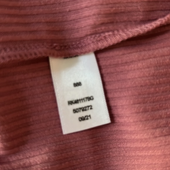 Melrose And Market Kids' Cropped Button Long Sleeve Top Size L(10/12) - Picture 4 of 4